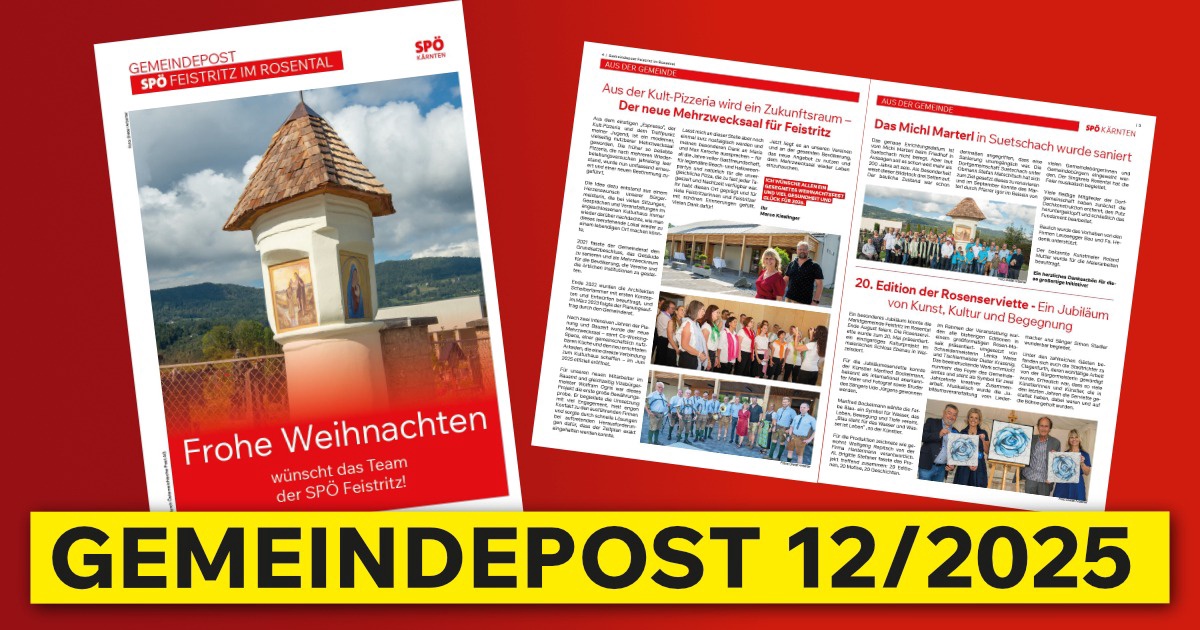 Gemeindepost Dezember 2025 Feistritz/Ros.