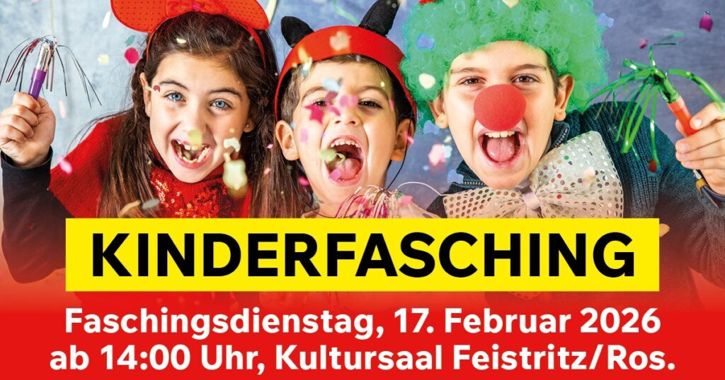 Kinderfasching der SPÖ Feistritz im Rosental 2026