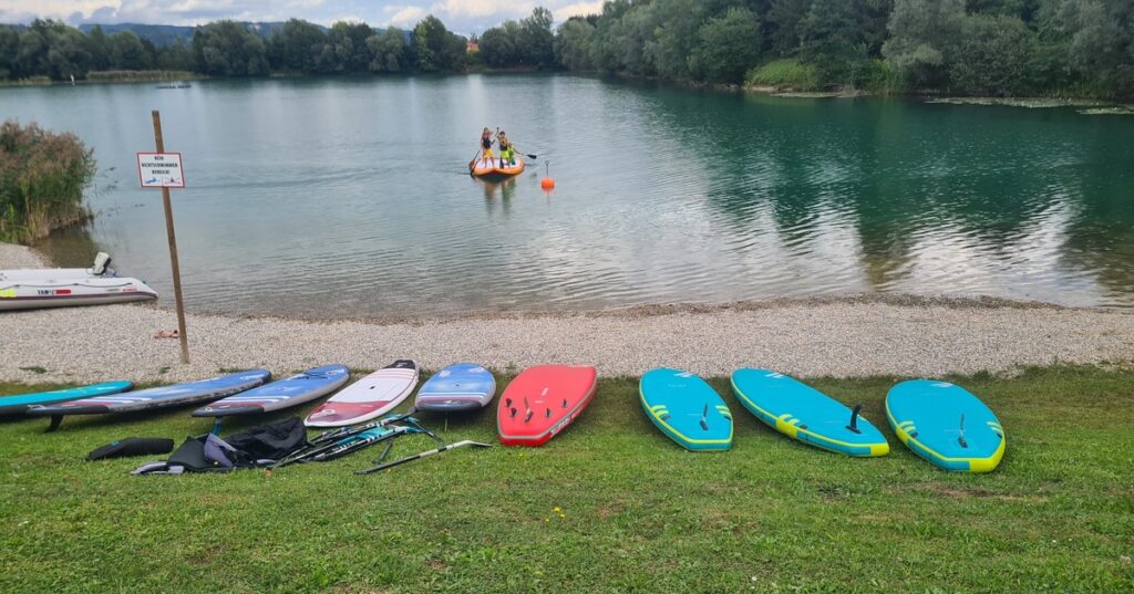 SUP Kurs am Badesee in St. Johann