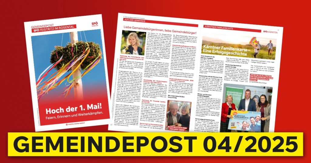 Gemeindepost April 2025 Feistritz i.R.