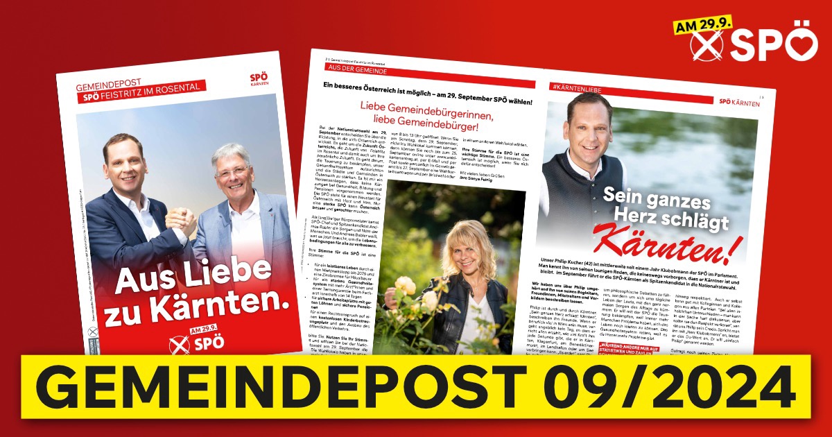Gemeindepost September 2024 Feistritz i.R.